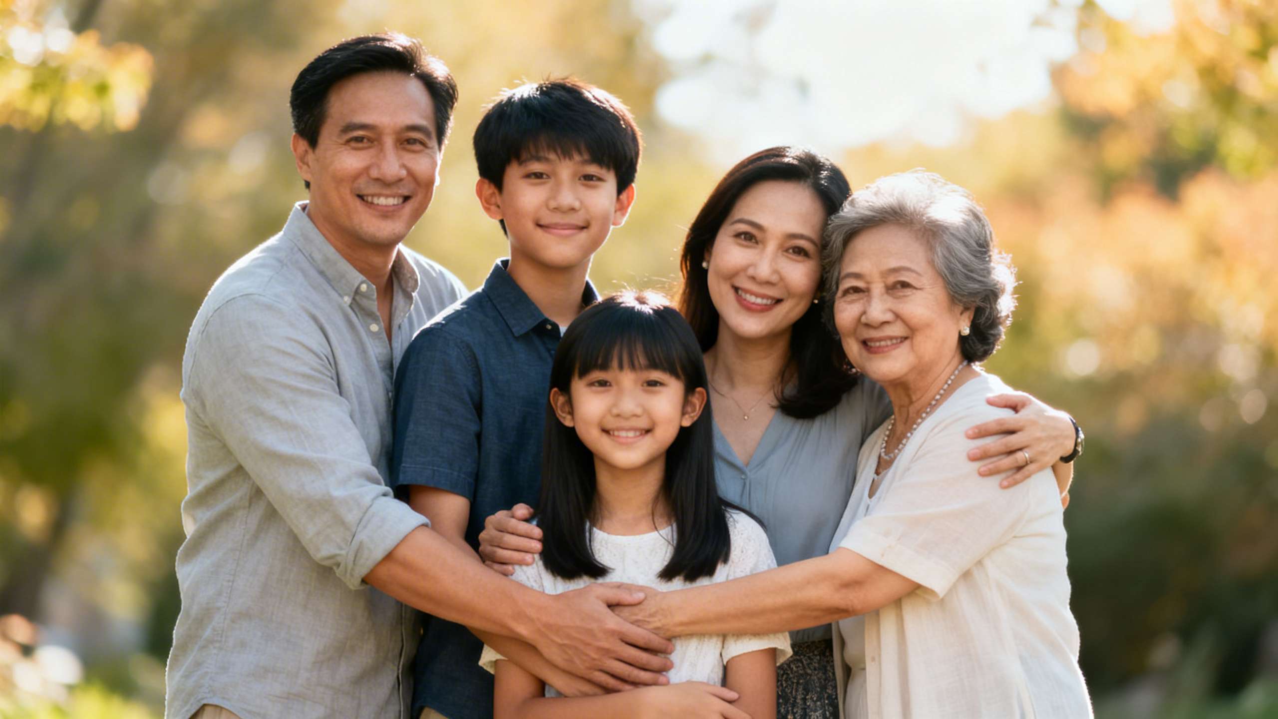 family stock photo